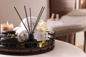 Massage Table and Spa Towels