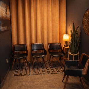 A seating area at Soleus Massage in Johnson City TN