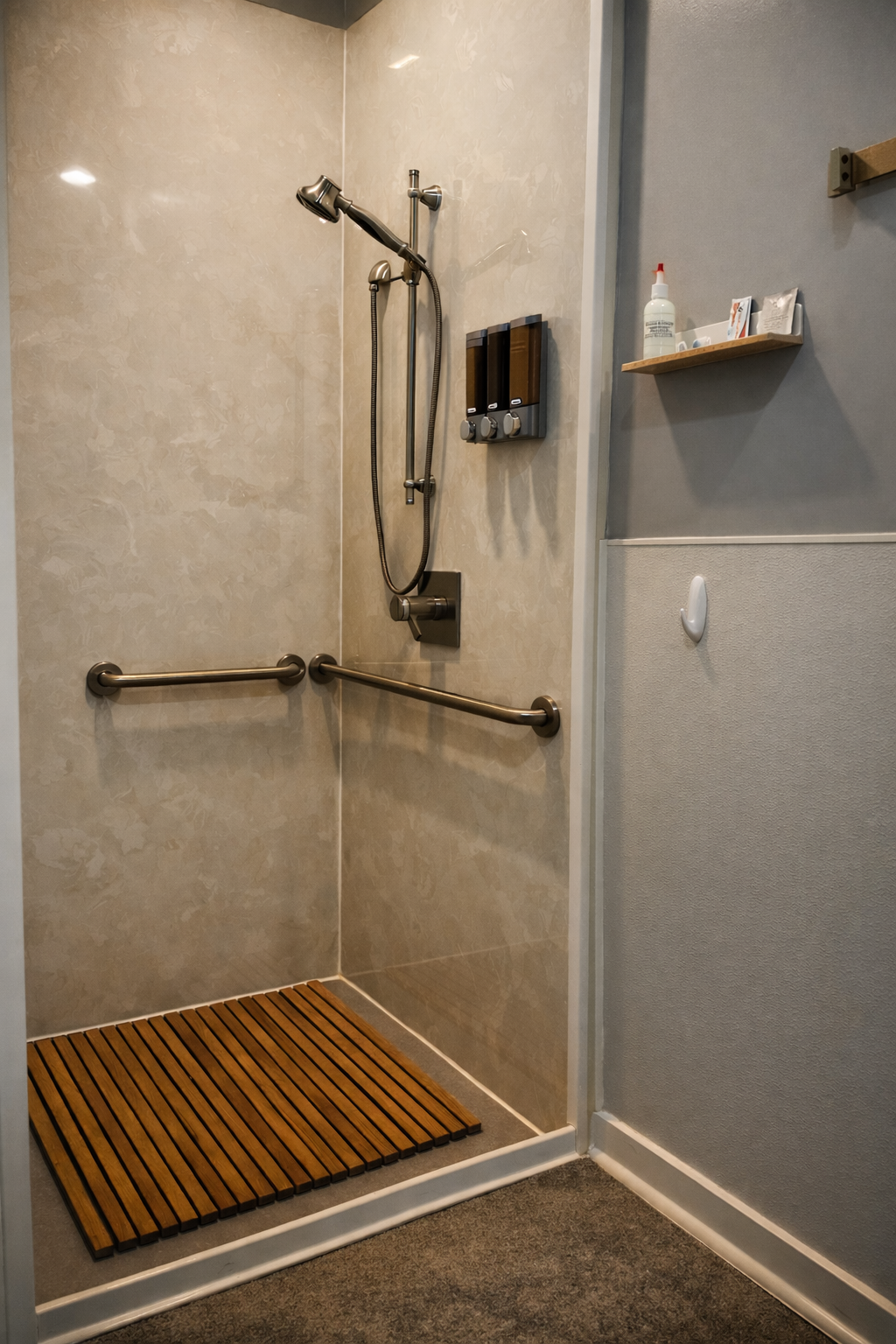 Float Room Shower at Soleus Massage Johnson City TN