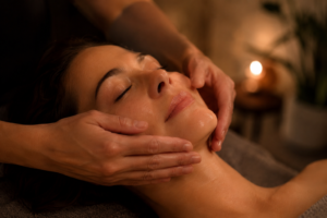 Rejuvenating facial massage